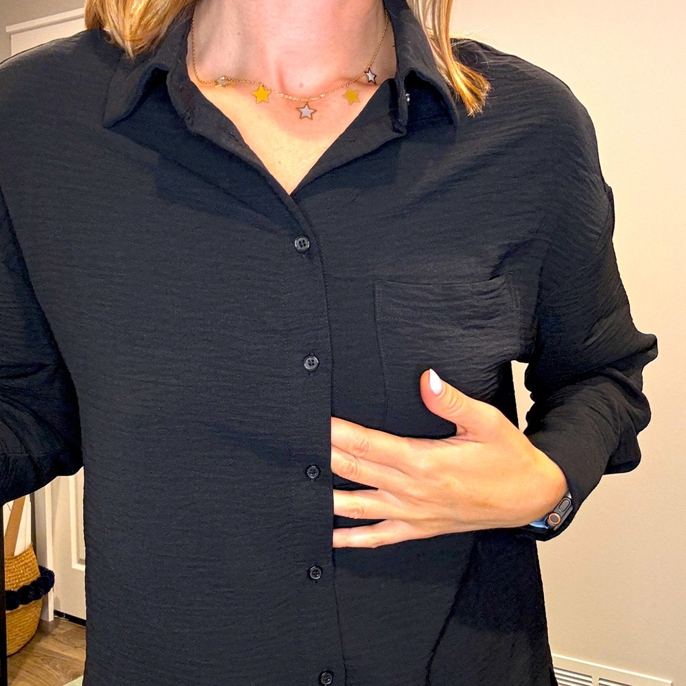 No-iron blouse